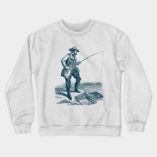 Fishing / Vintage Fisherman / Fishing Design / Fishing Lover / Fisherman gift / Sport Fishing Crewneck Sweatshirt